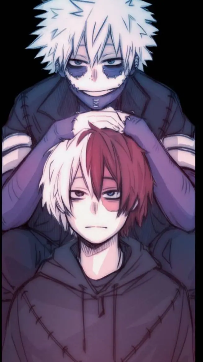 ai character: dabi and shoto background