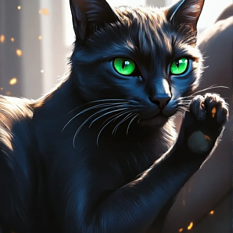 chat with ai character: cat