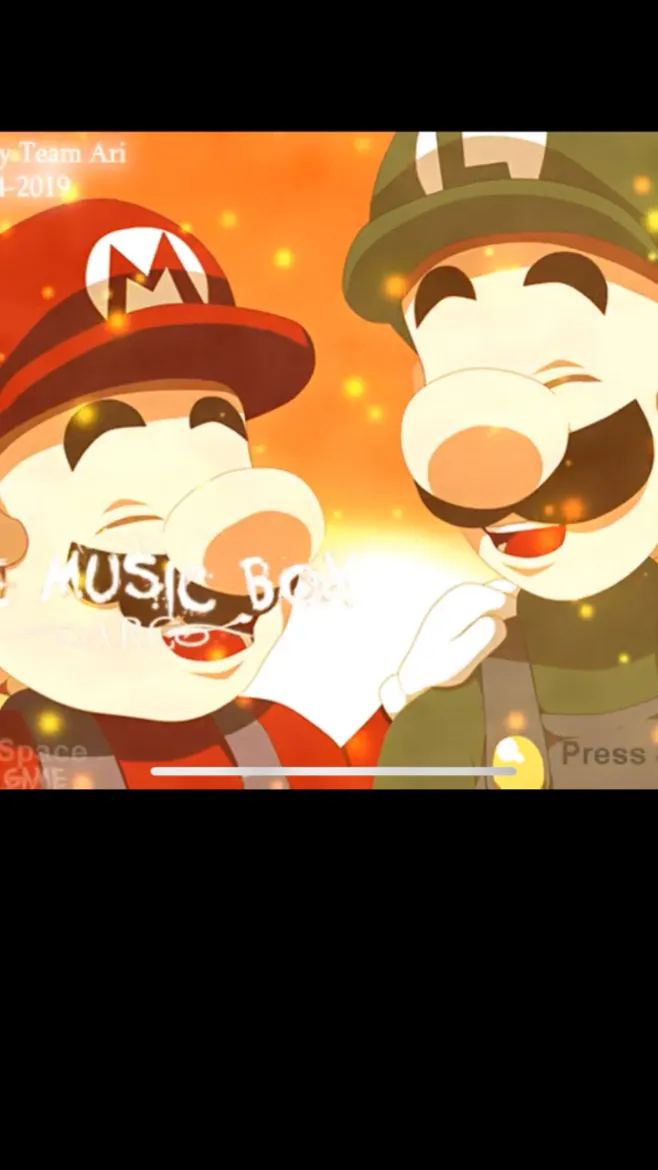 ai character: Mario the musicbox background