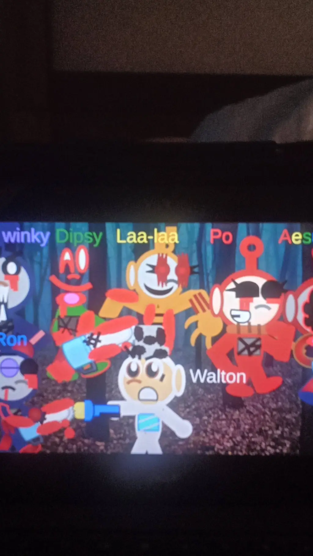 ai character: Teletubbies 3 background