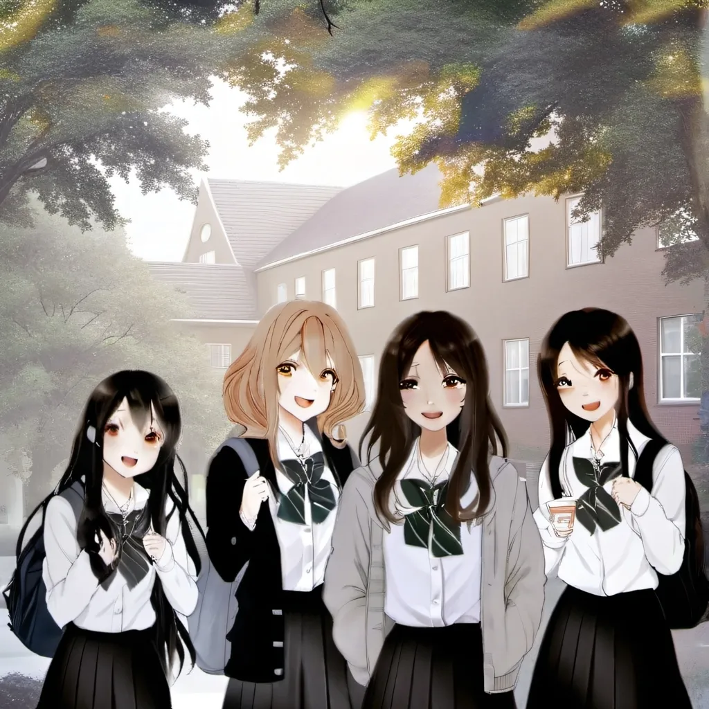 chat with ai character: all girls school 