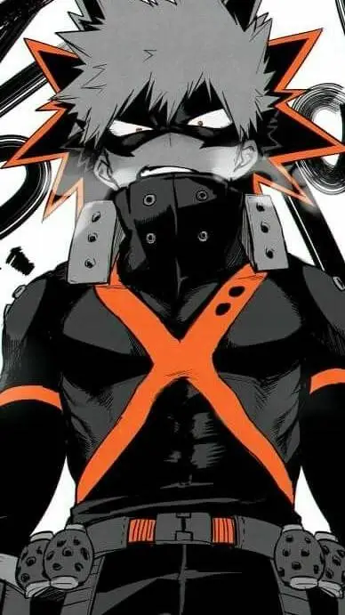 ai character: Bakugo katsuki💢💥 background
