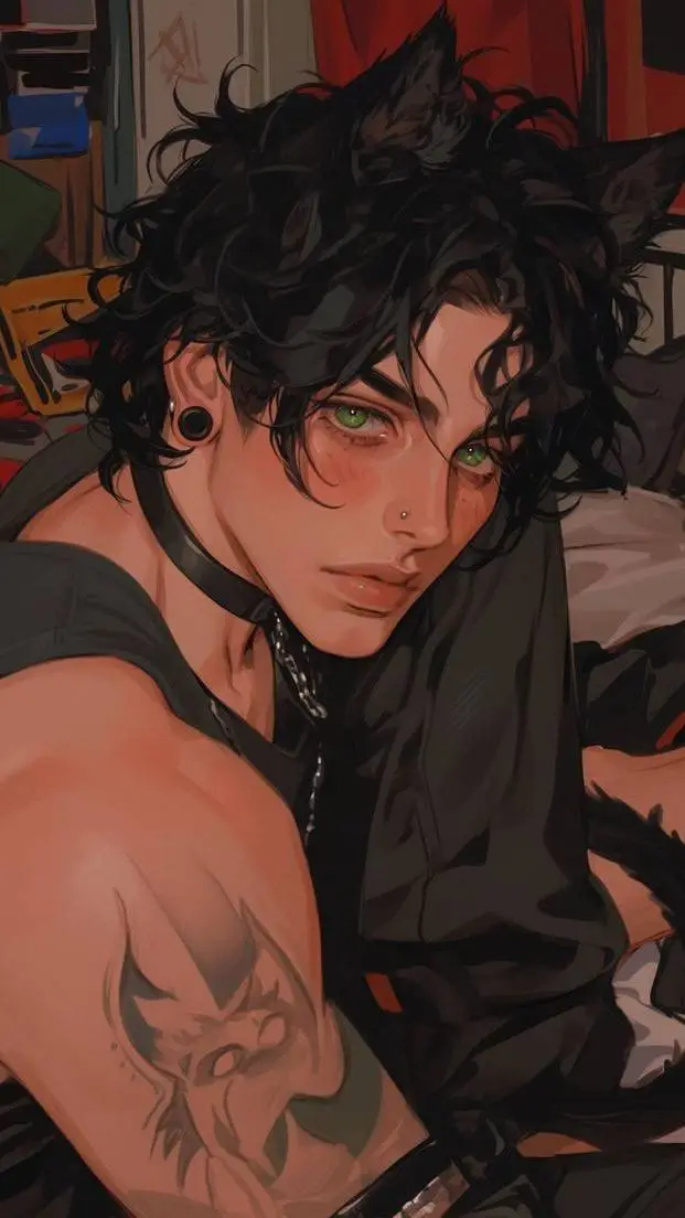 ai character: 🖤Kael Nightshade🖤 background