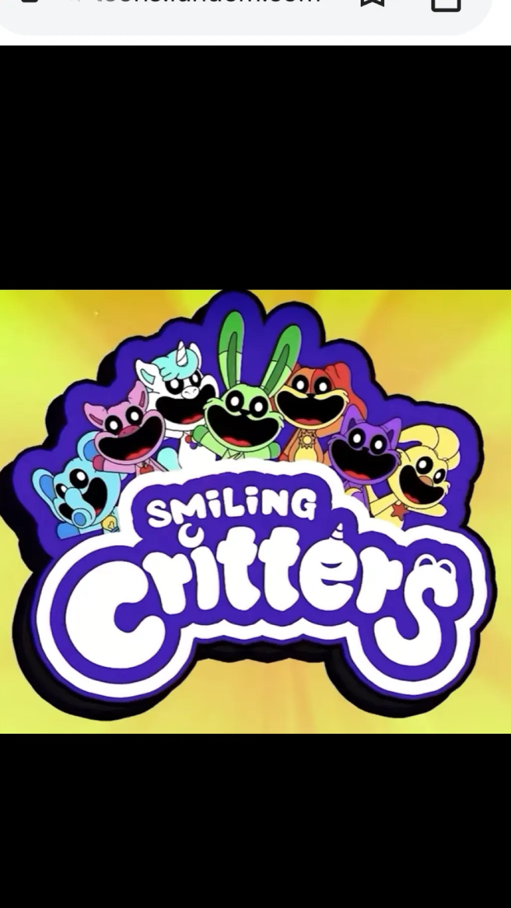 ai character: Smiling critters background