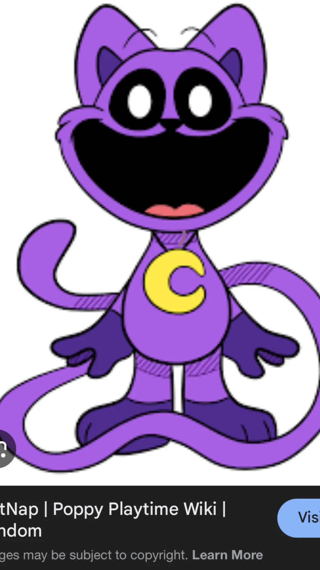 ai character: Catnap background