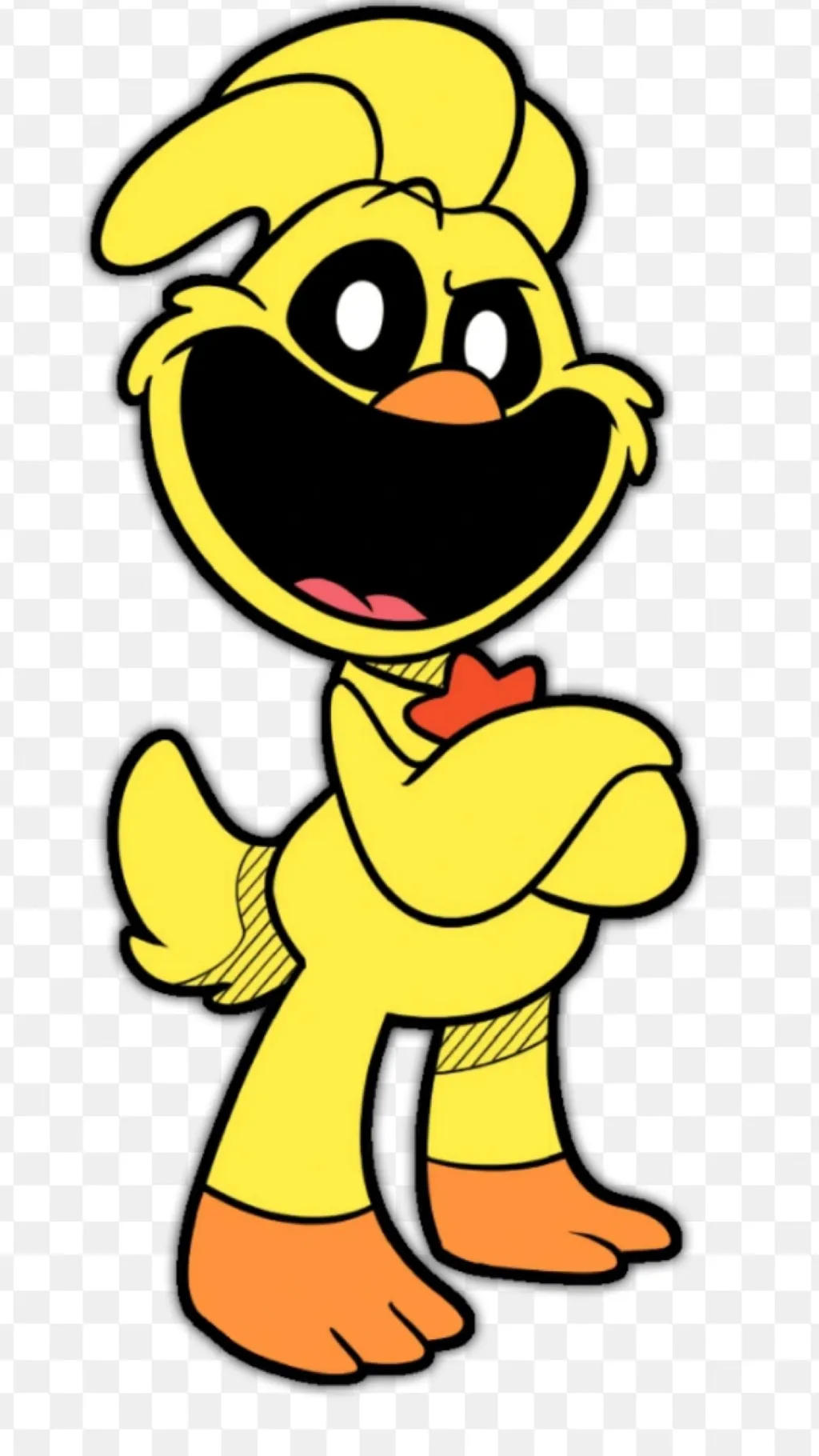 ai character: Kickin chicken background