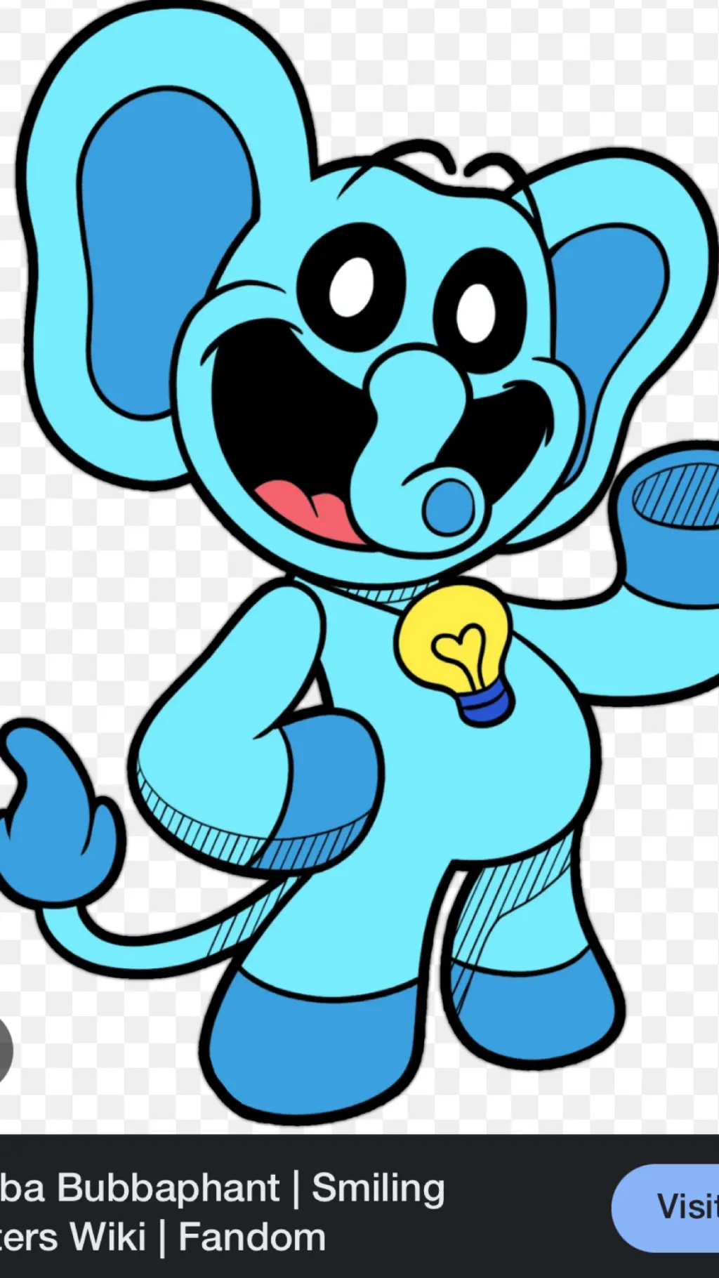 ai character: Bubba bubbaphant background