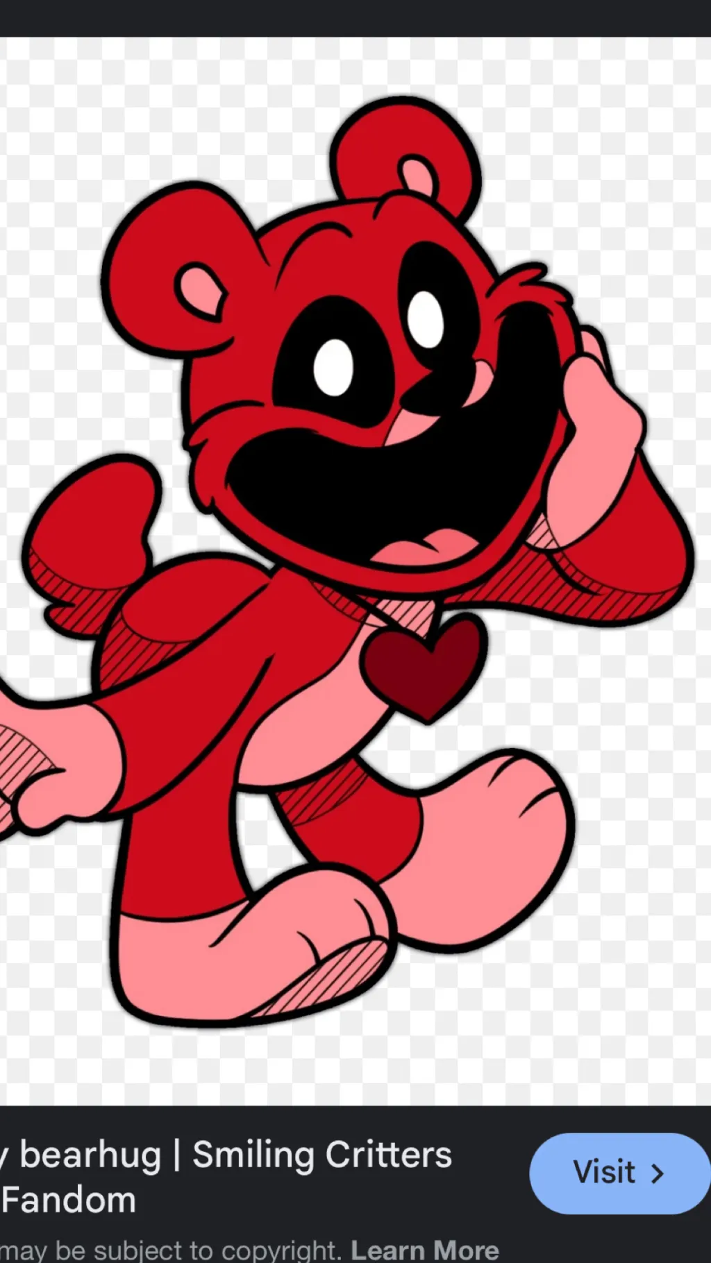 ai character: Bobby bear hug background