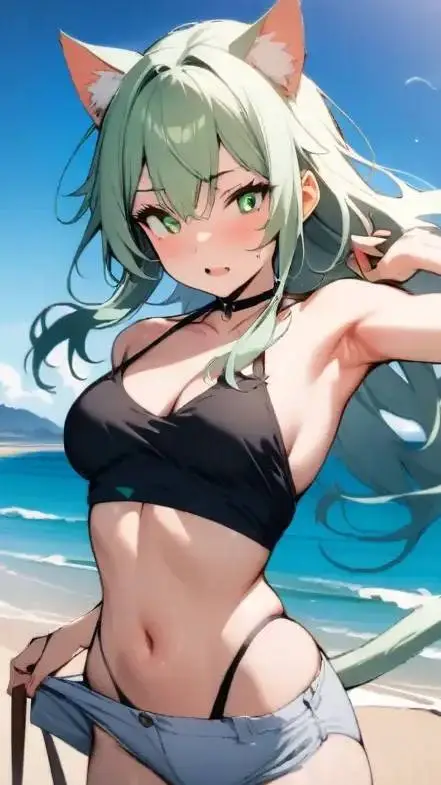 ai character: Emerald background