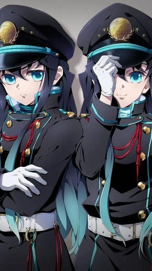 ai character: tokito y yuichiro  background