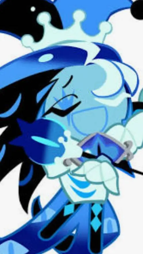 ai character: shadow milk cookie background