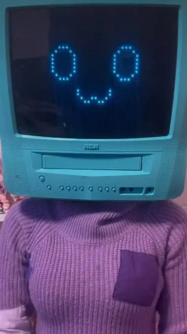 ai character: noko/tv head background