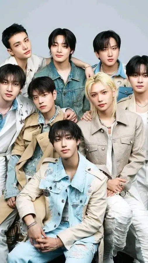 ai character: straykids with you background