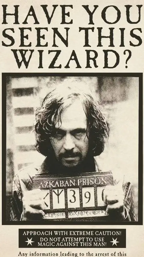 ai character: Sirius black background