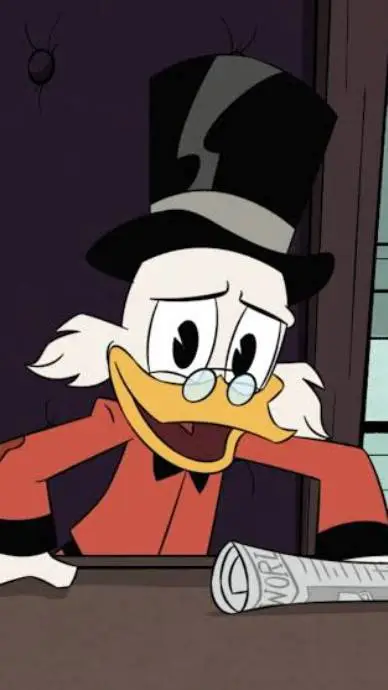 ai character: Scrooge McDuck background