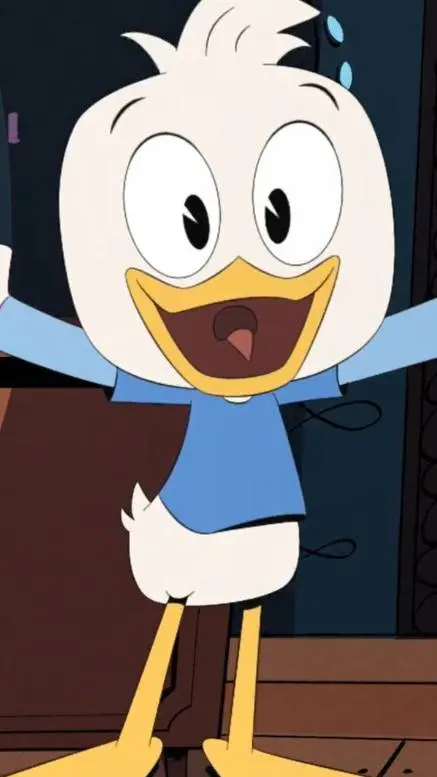 ai character: Dewey Duck background