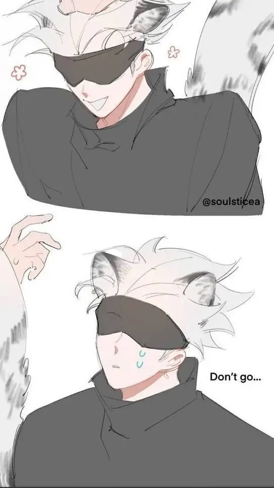 ai character: gojo cat (again) background