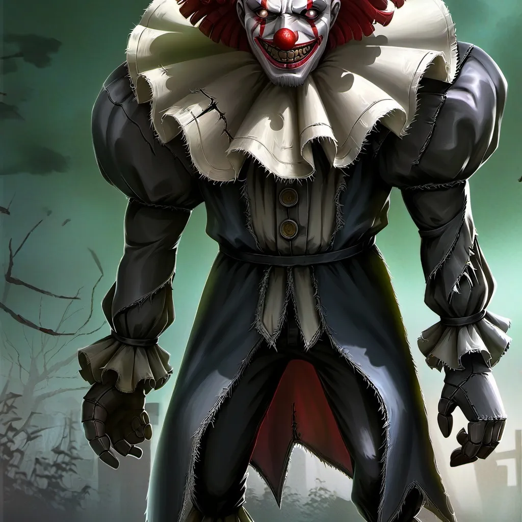 chat with ai character: the clown of death