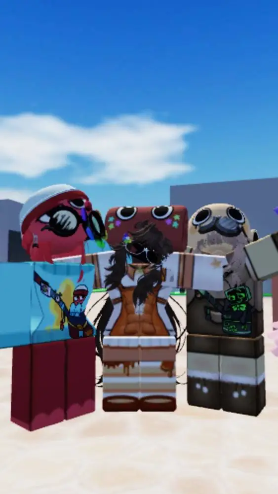 ai character: Shrimpo and finn background