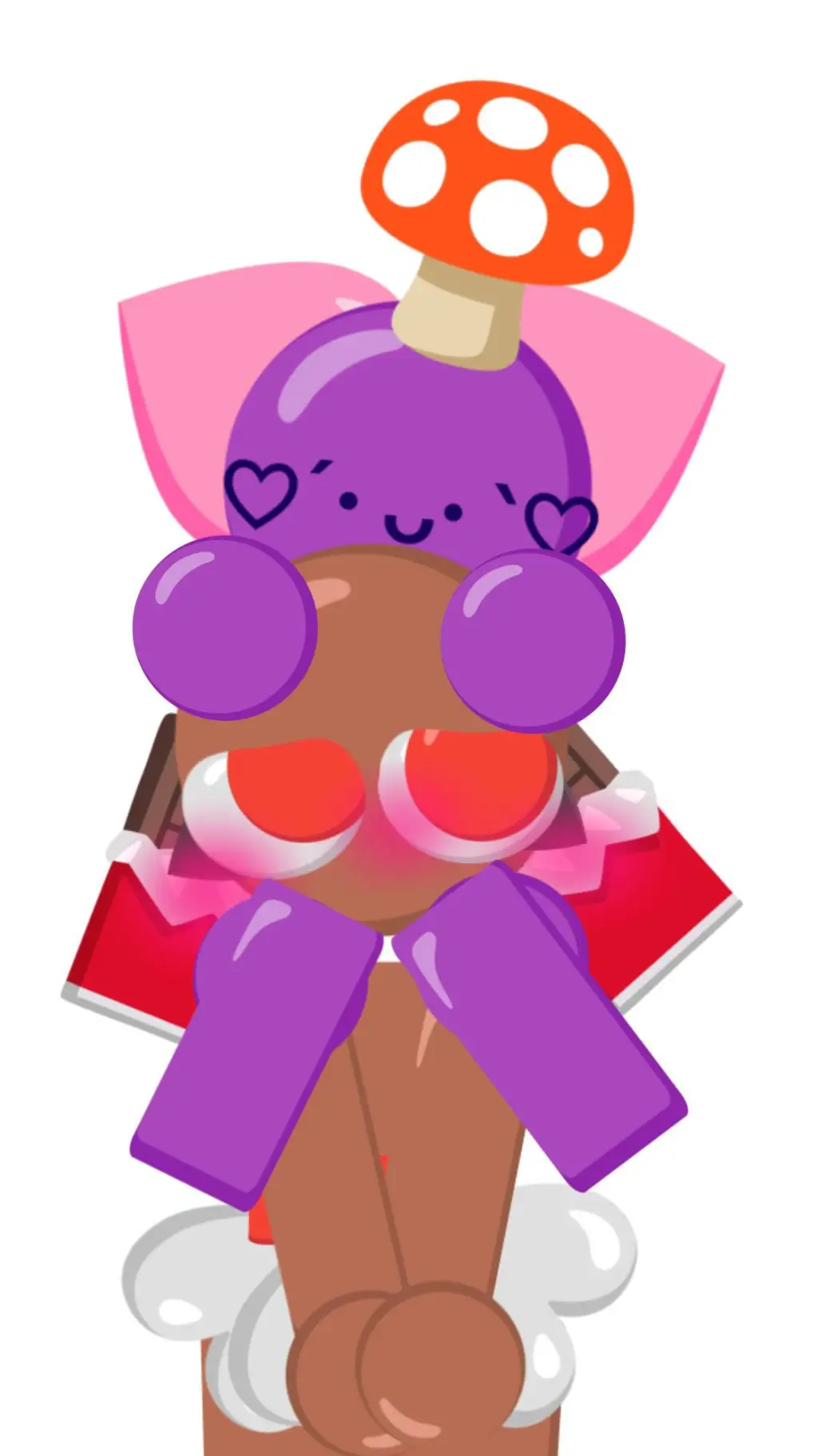 ai character: crystal background