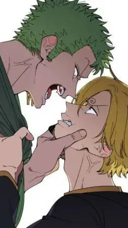 ai character: zoro x sanji ❤️❤️ background