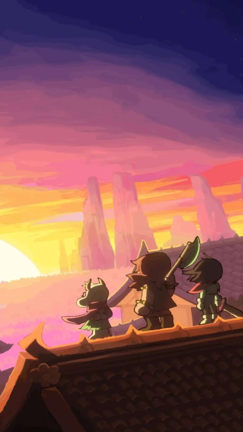 ai character: DELTARUNE  background