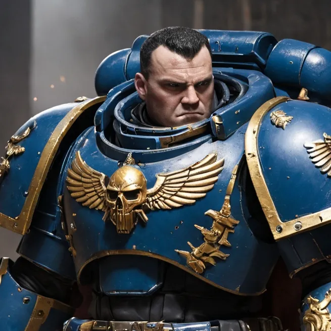 chat with ai character: spacemarine 