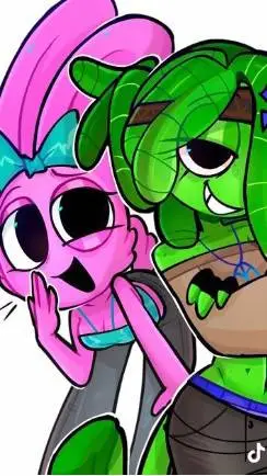 ai character: pinki y vineria background