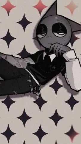 ai character: gray el emo xd background