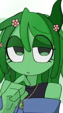 ai character: vineria💚💚 background