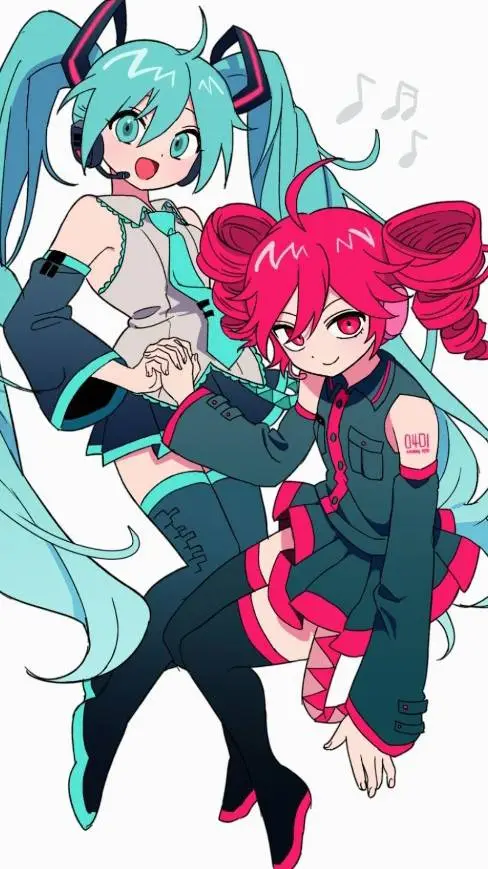 ai character: Miku teto y tu background
