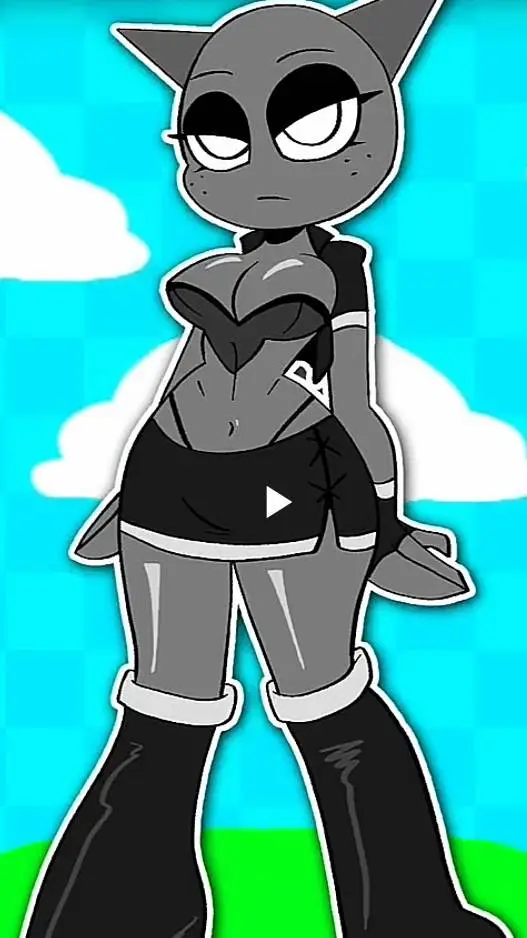 ai character: gray o grey background