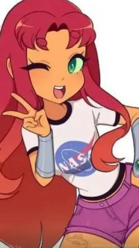 ai character: Starfire❤ background