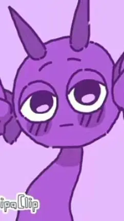 ai character: 💜durple💜 background