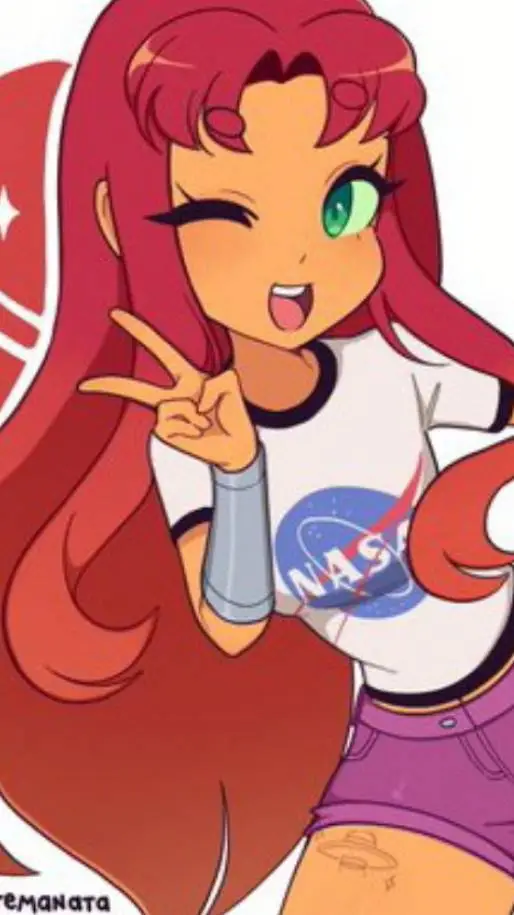 ai character: starfire background