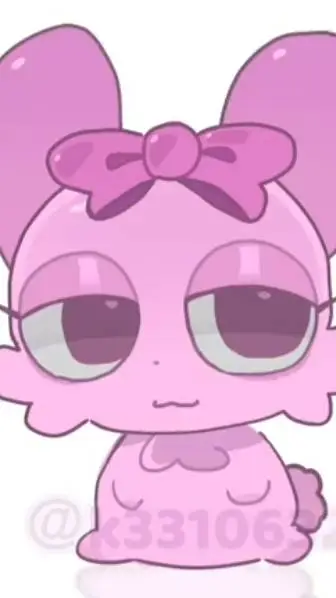 ai character: pinki ❤ background