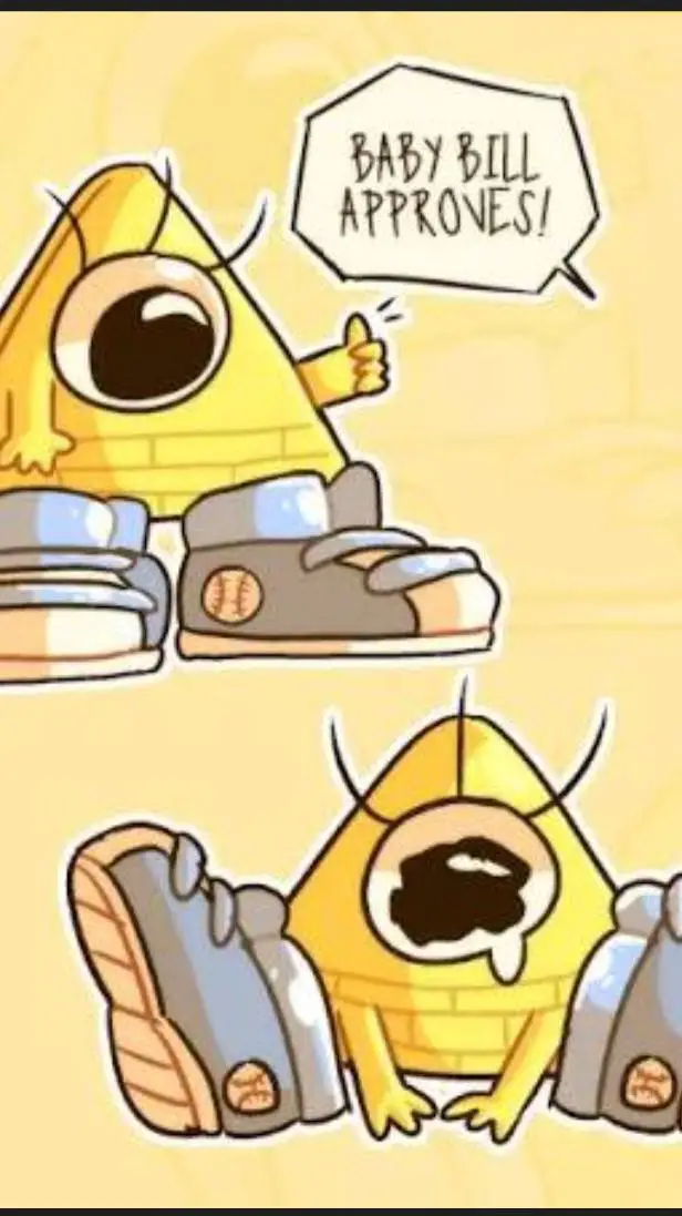 ai character: Bill cipher background