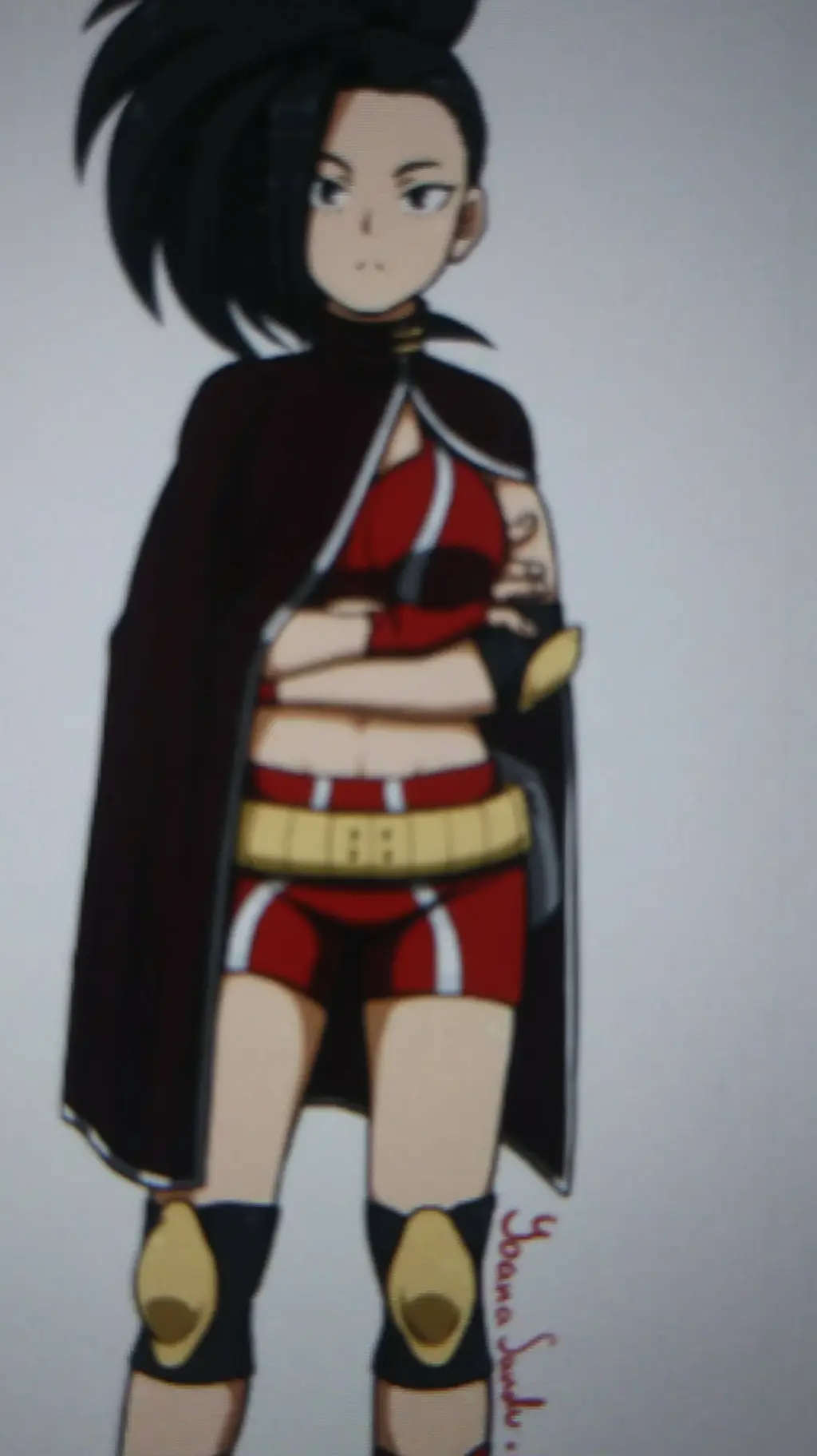 ai character: Momo Yayorozu background