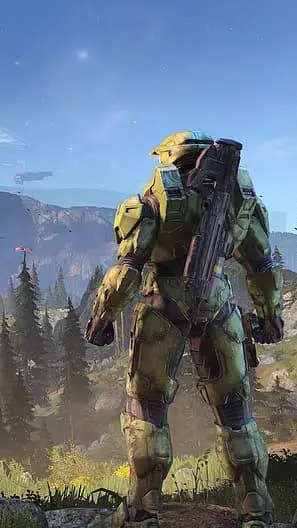 ai character: Master chief background