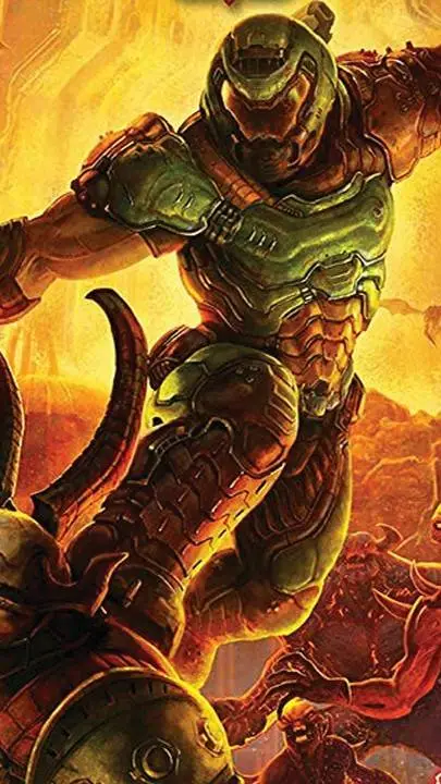 ai character: Doom Slayer  background