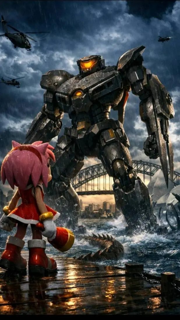 ai character: Amy Rose background