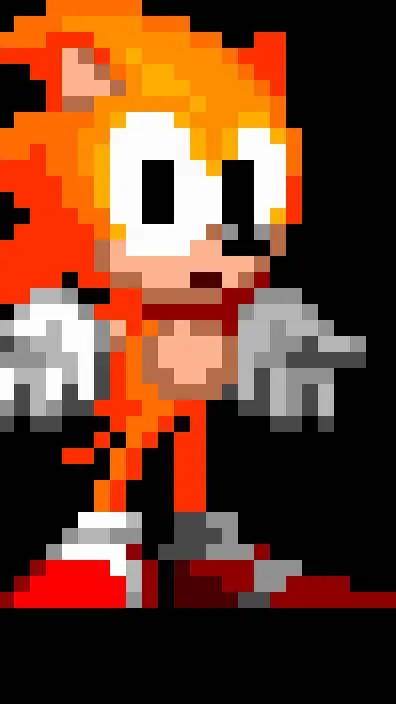 ai character: sonic dorado background