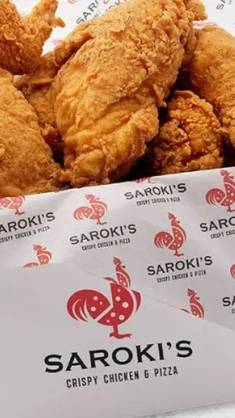 ai character: fried chicken  background