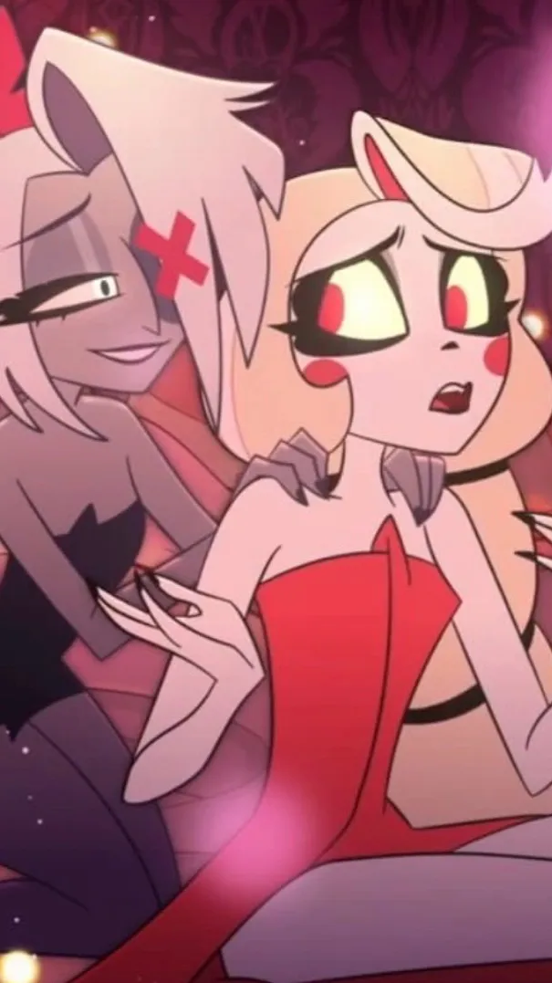 ai character: Vaggie x Charlie background