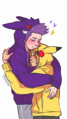 ai character: Shinso x Denki  background