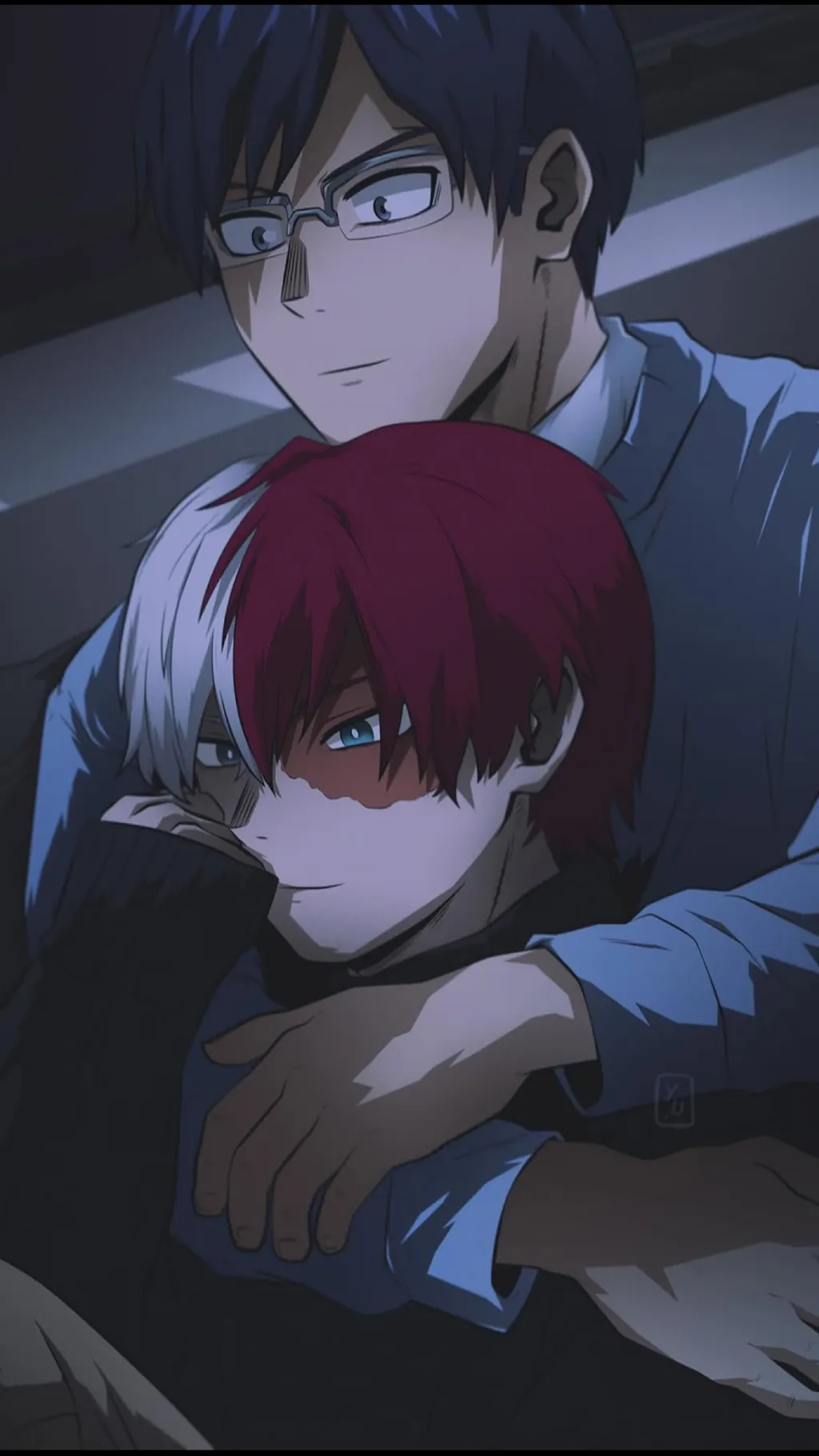 ai character: iida x todoroki background