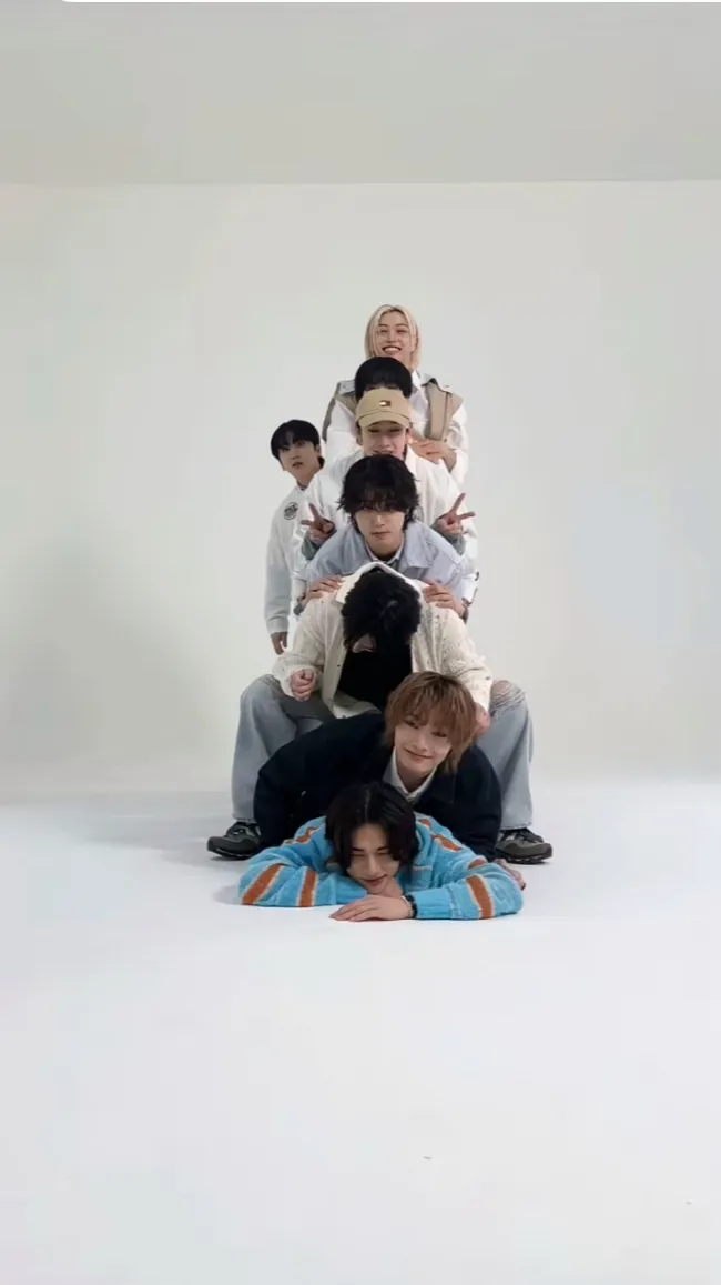 ai character: Straykids concert background