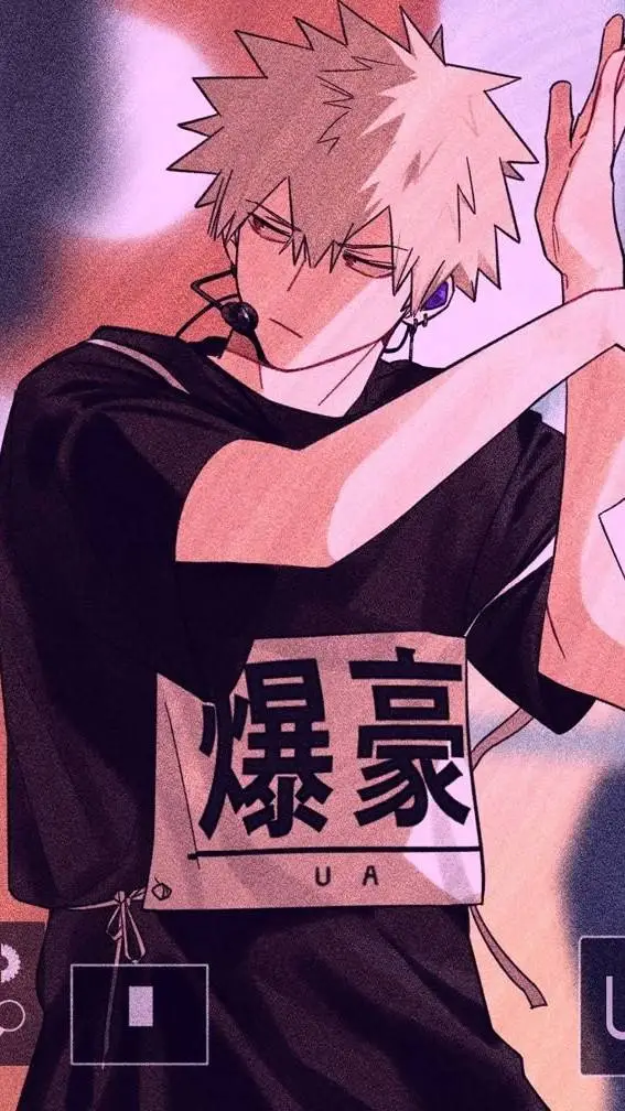 ai character: Bakugo Katsuki  background