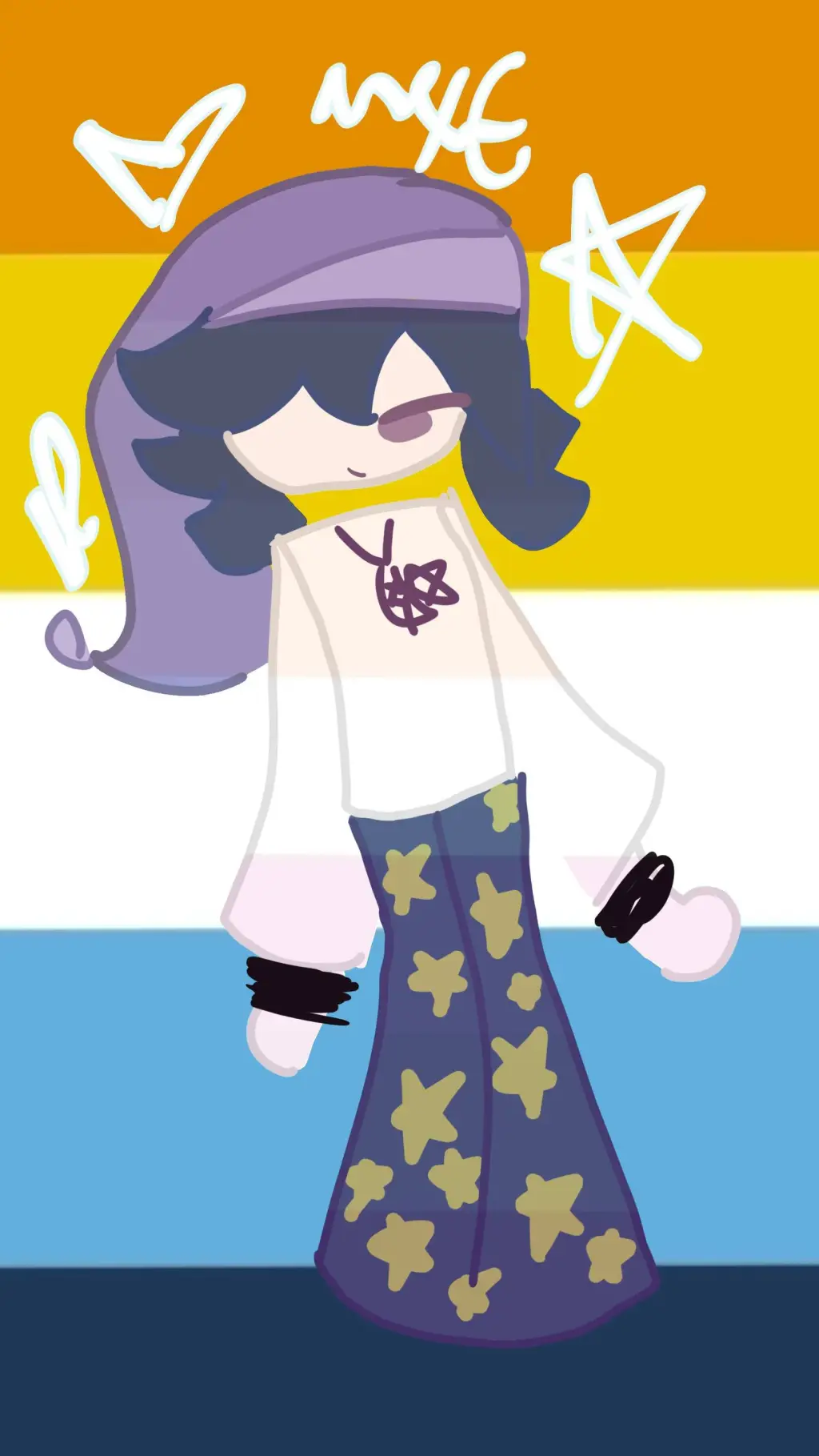 ai character: Meh (Val) background