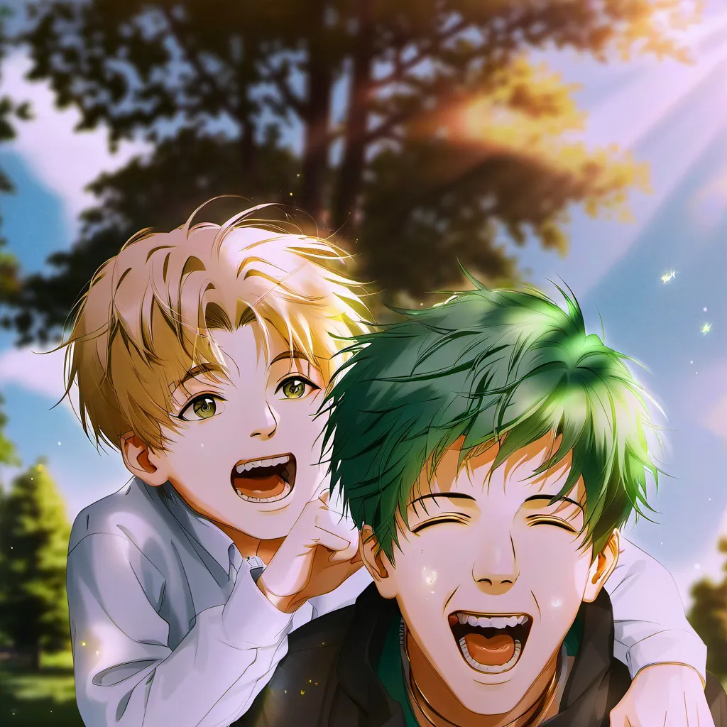chat with ai character: Bakugo and Izuku